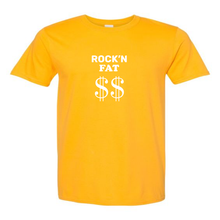 Load image into Gallery viewer, Rock&#39;n Fat $$ Emblem T-Shirt
