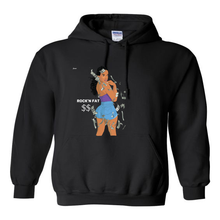 Load image into Gallery viewer, Rock&#39;n Fat $$ Fly Girl Hoodie
