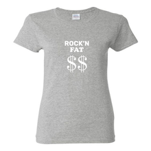 Load image into Gallery viewer, Rock&#39;n Fat$$ Emblem Fitted T-Shirt
