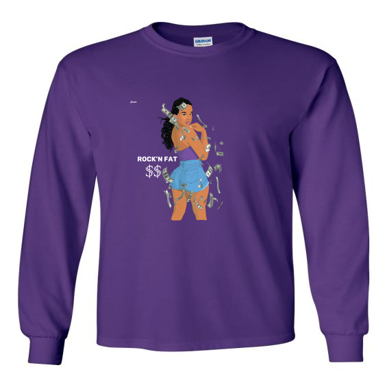 Rock'n Fat $$ Fly Girl Longsleeve