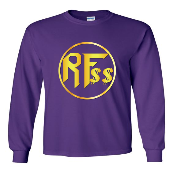 Rock'n Fat $$ Medallion Long Sleeve T-Shirt