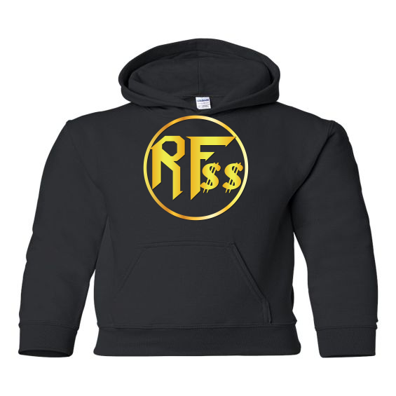 Rock'n Fat $$ Gold Medallion Youth Hoodie