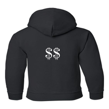 Load image into Gallery viewer, Rock&#39;n Fat $$ Emblem Youth Hoodie
