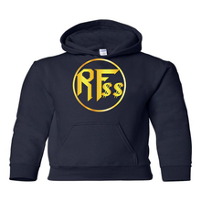 Load image into Gallery viewer, Rock&#39;n Fat $$ Gold Medallion Youth Hoodie
