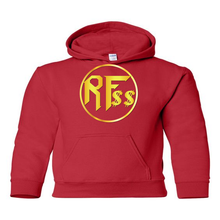 Load image into Gallery viewer, Rock&#39;n Fat $$ Gold Medallion Youth Hoodie
