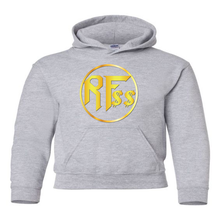 Load image into Gallery viewer, Rock&#39;n Fat $$ Gold Medallion Youth Hoodie
