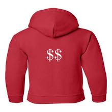 Load image into Gallery viewer, Rock&#39;n Fat $$ Emblem Youth Hoodie
