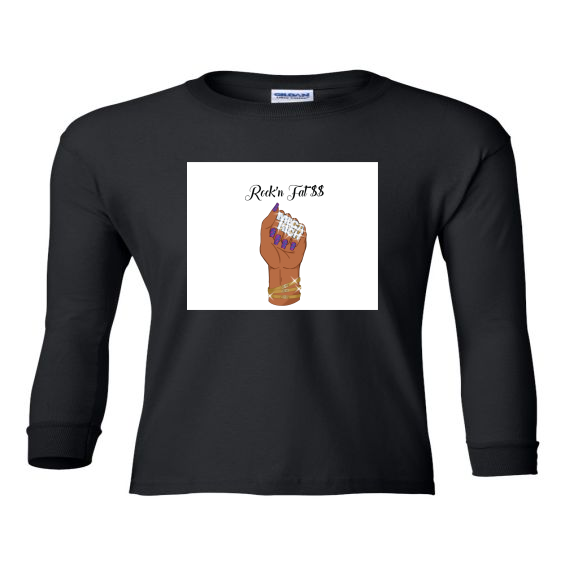 Rock'n Fat$$ Mega Rich Ladies Hand Youth Longsleeve