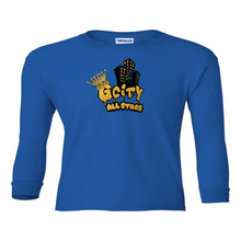 Load image into Gallery viewer, G-City All Stars Youth Long Sleeve T-Shirt
