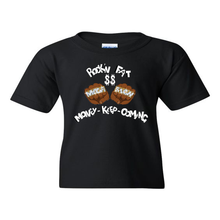 Load image into Gallery viewer, Rock&#39;n Fat $$ Mega Rich Fists Youth T-Shirt
