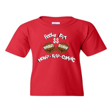 Load image into Gallery viewer, Rock&#39;n Fat $$ Mega Rich Fists Youth T-Shirt
