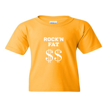 Load image into Gallery viewer, Rock&#39;n Fat $$ Emblem Youth T-Shirt
